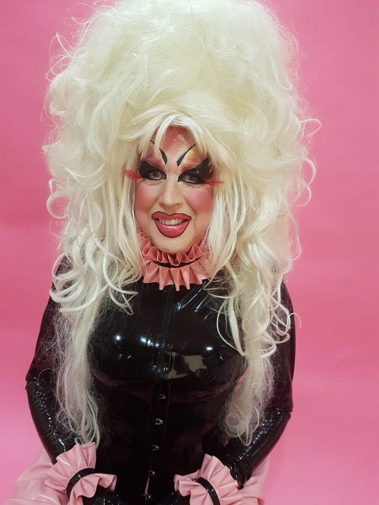 fetish transvestite drag queen rubber doll